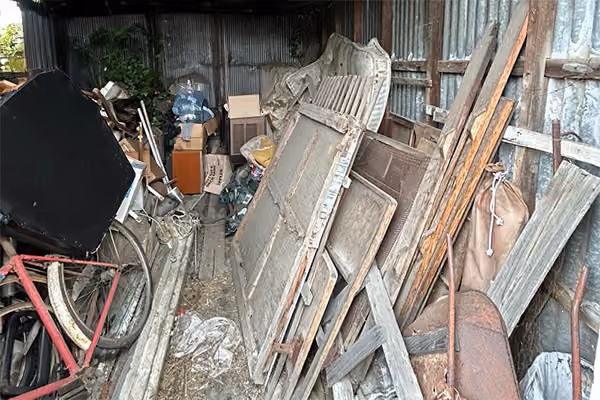 Stuff collected over years ready to dispose
