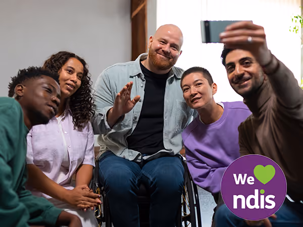 NDIS-person with family