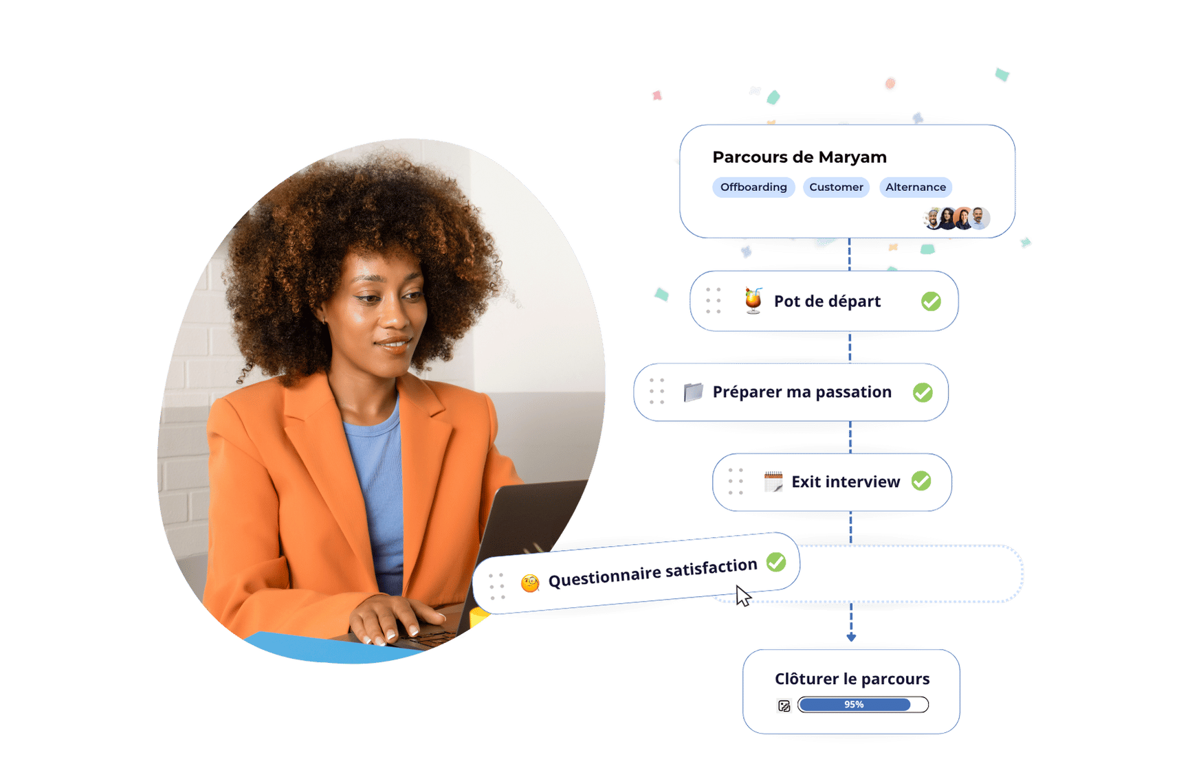 Offboarding personnalisé avec Wobee