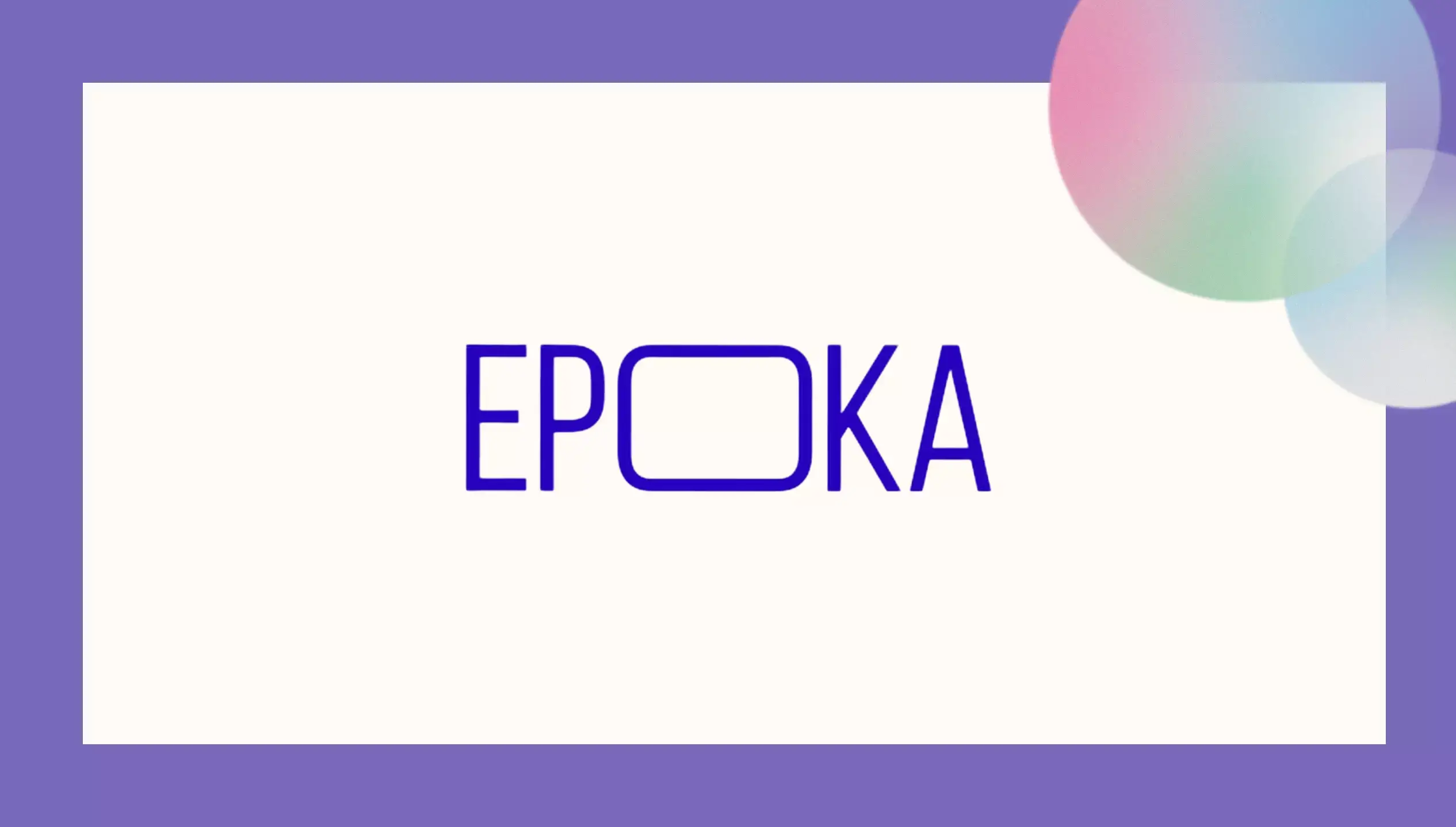 Logo entreprise Epoka