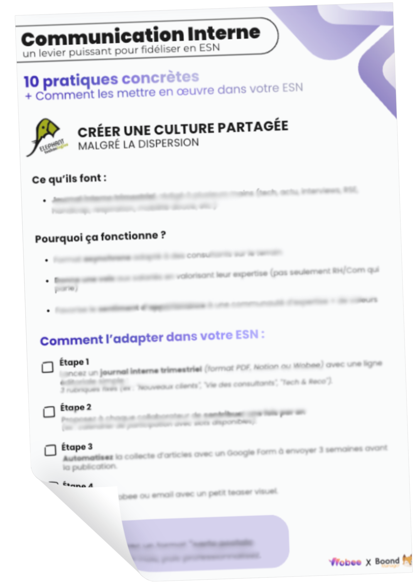 Fiche Pratique de la communication Interne : un enjeu de fidélisation en ESN ?