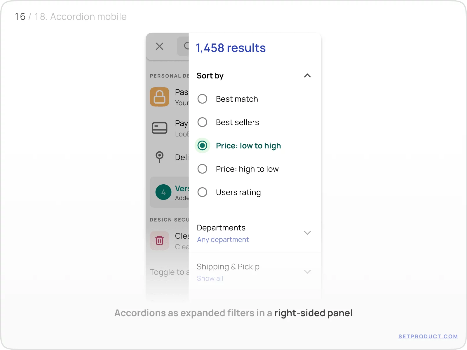 Accordion UI design tips