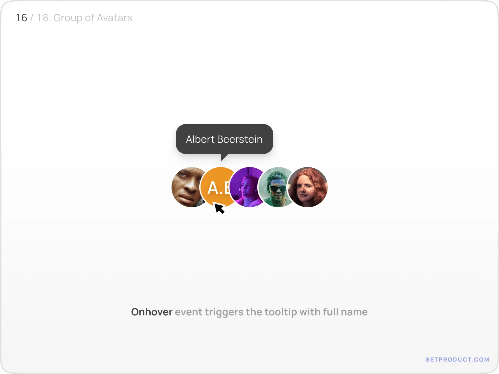 Avatar UI design exploration