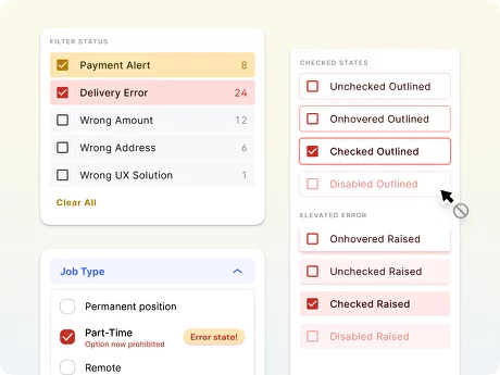 Checkbox UI design & Usability tips – Error Handling