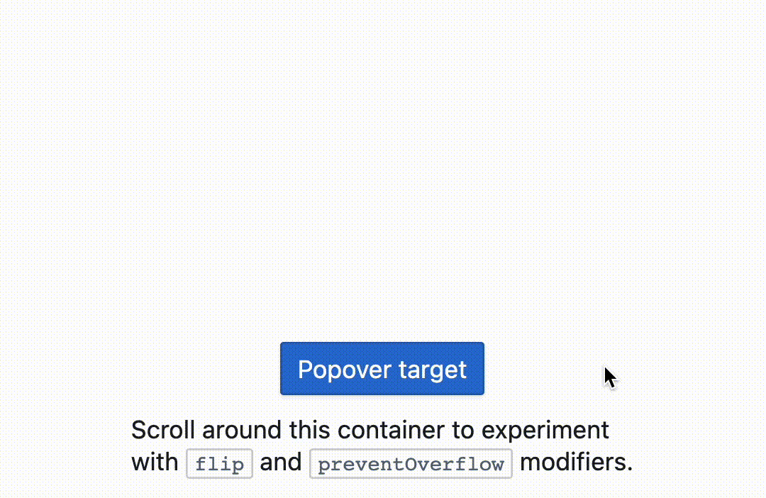 Notifications UI UX design – Popover template