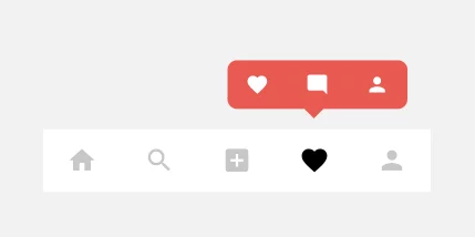 Notifications UI UX design – Using tooltips