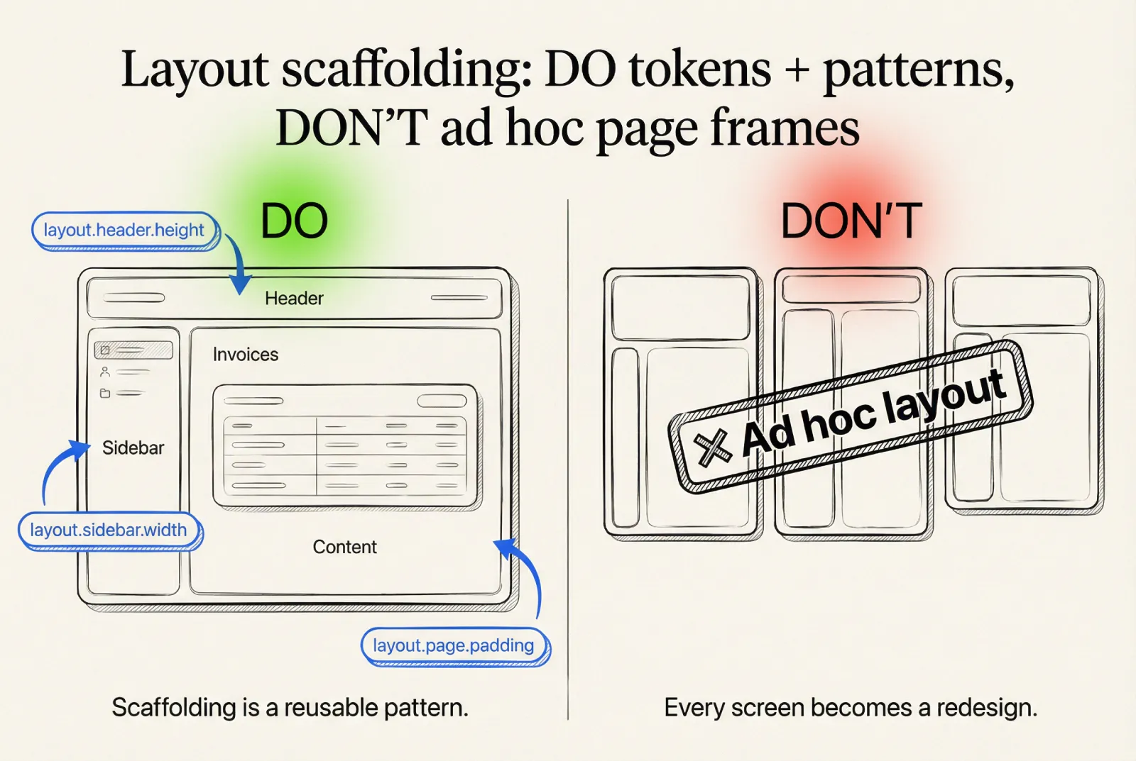 UI kit style guide: Density and layout rules for real SaaS screens
