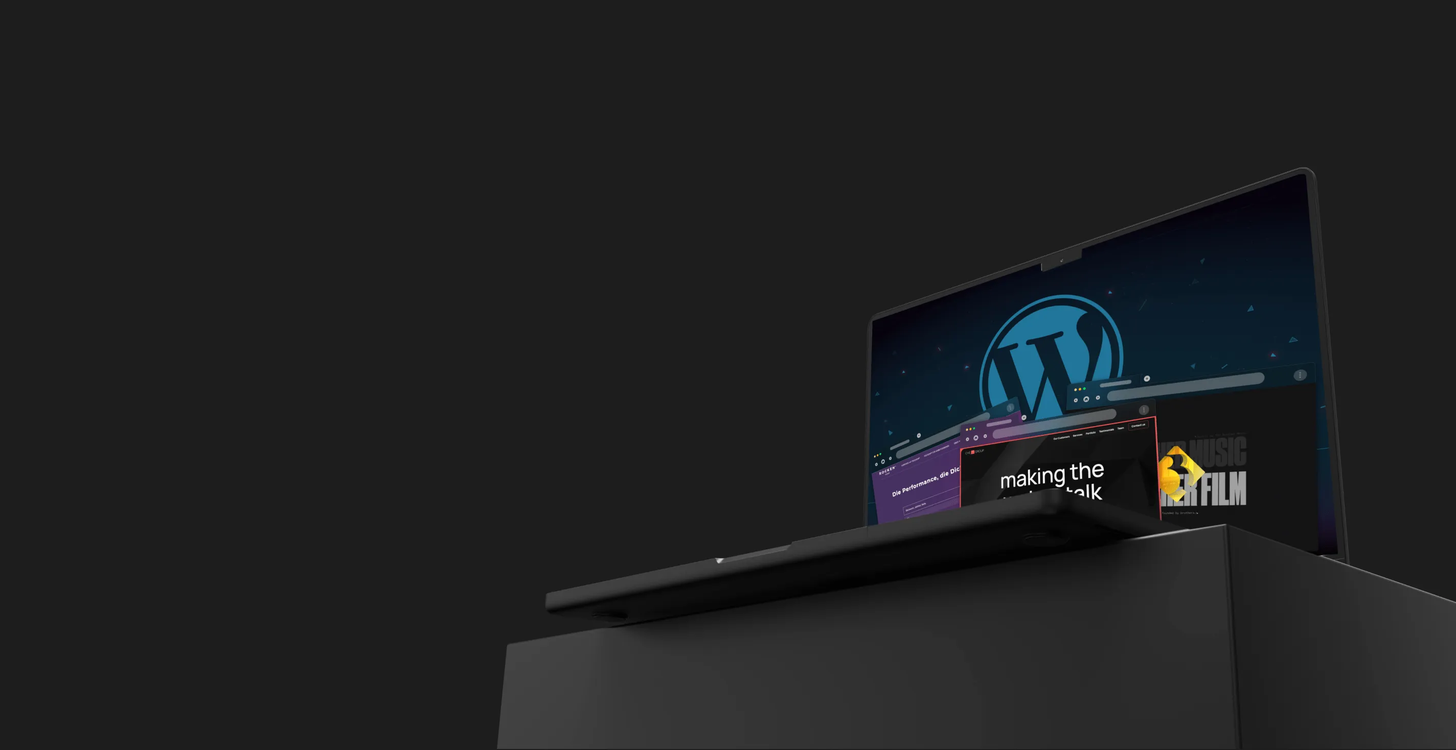 Portfolio projects screenshots of Che IT Group