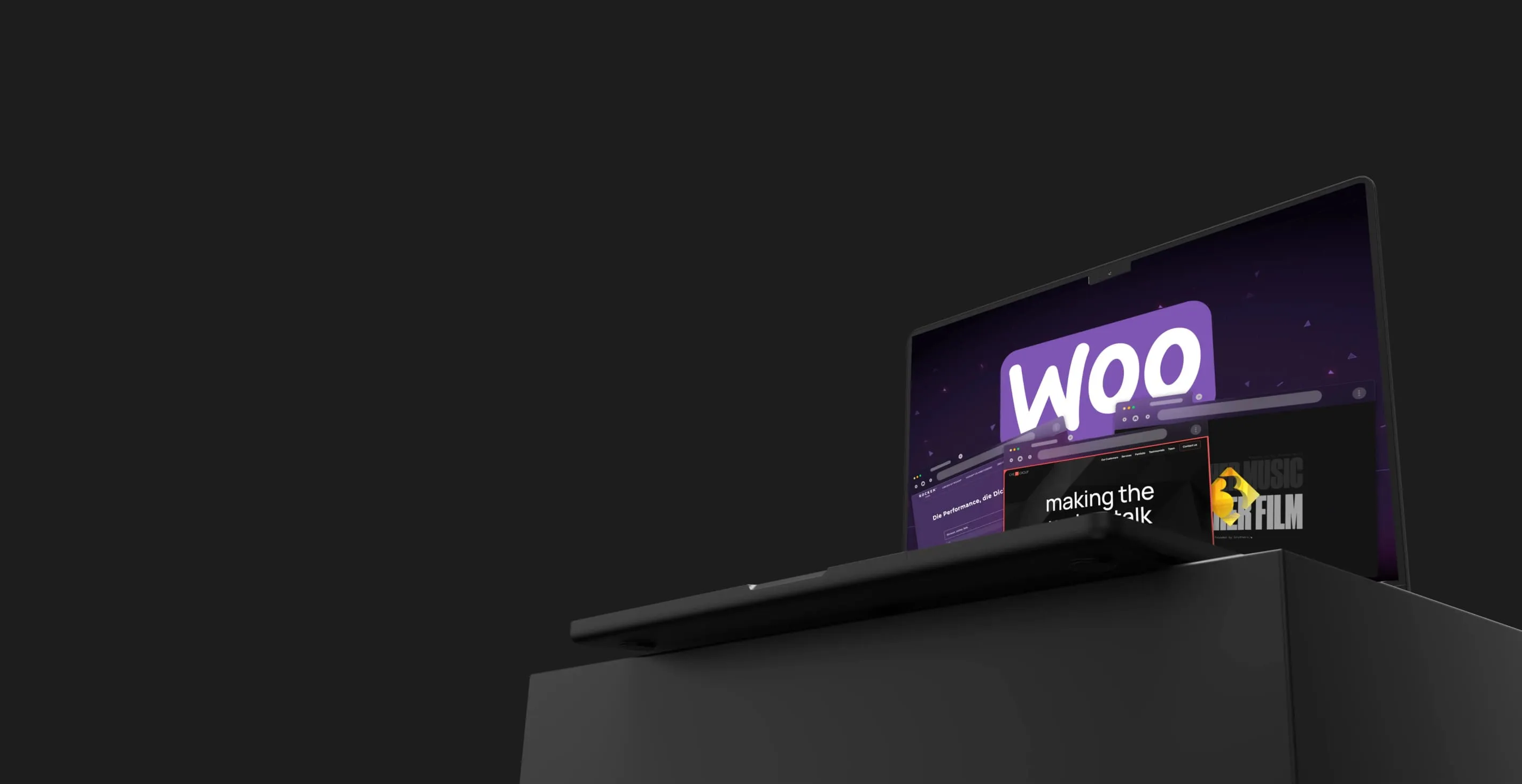 Portfolio projects screenshots of Che IT Group