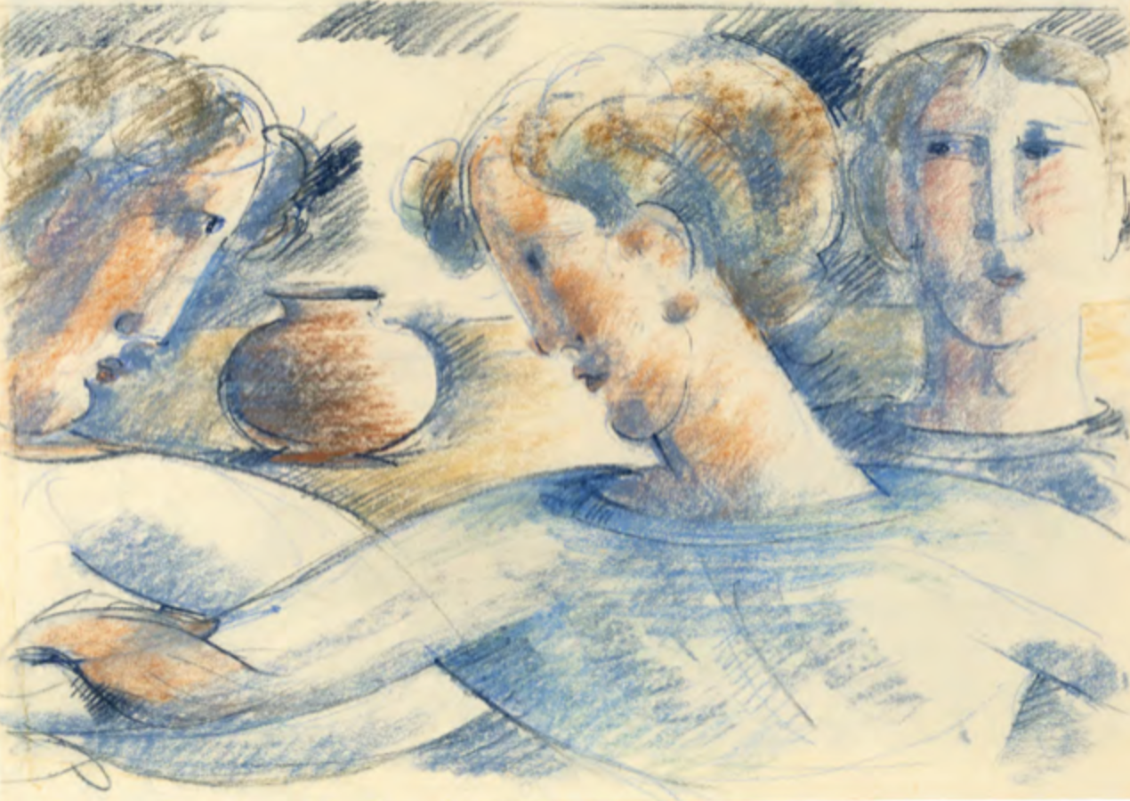 Oskar Schlemmer with Mask