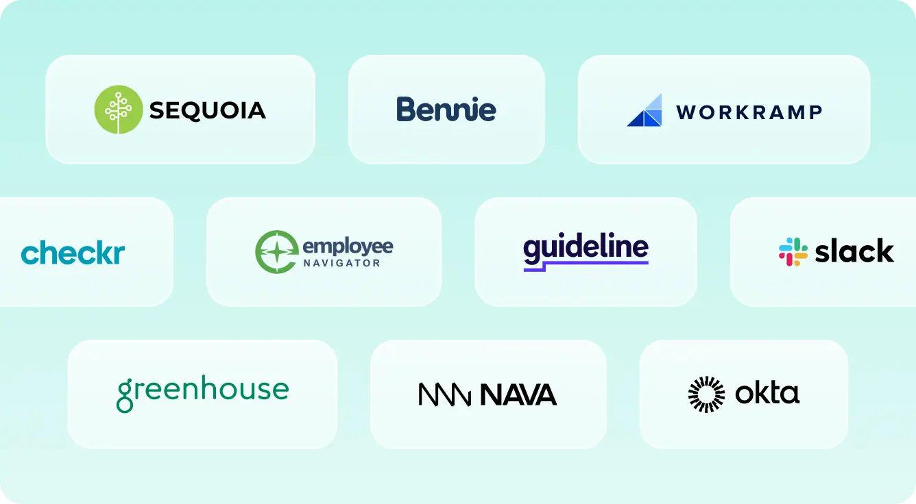 A series of logos showcasing Lattice's partnerships and integrations.