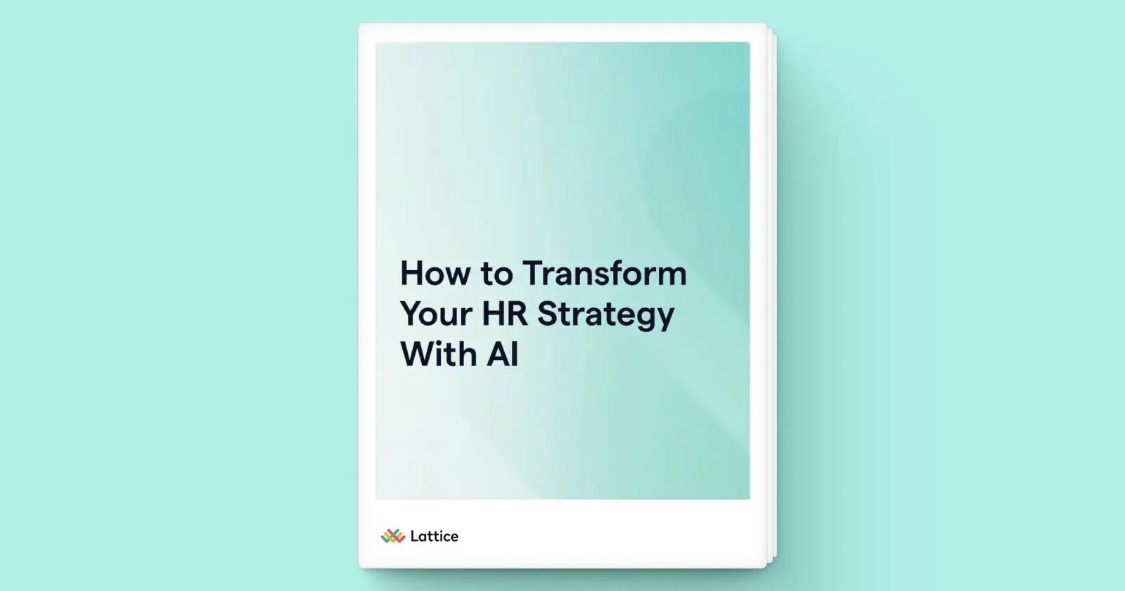 thumbnail of an ebook titled 'how to transform your strategy with AI'