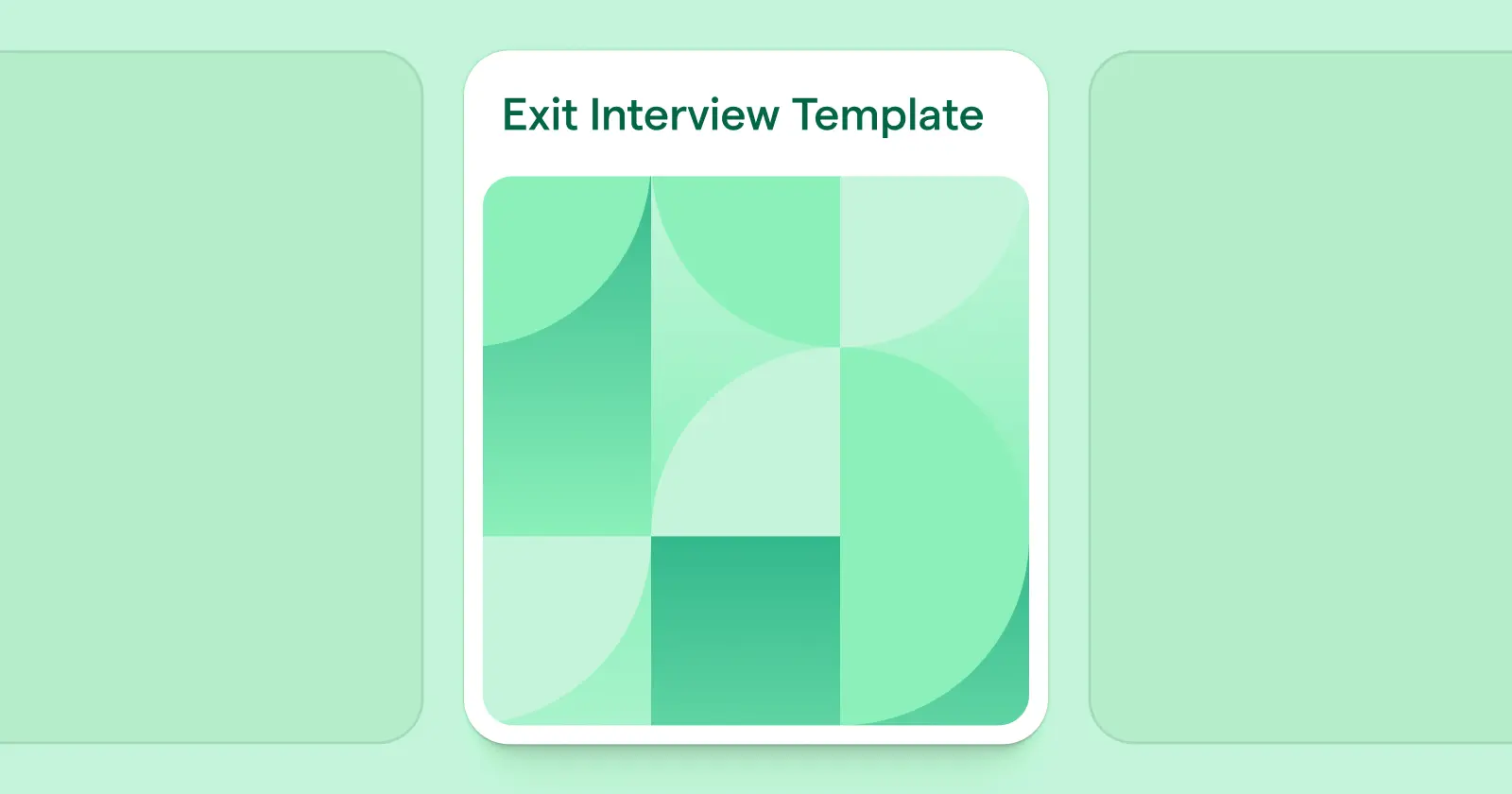 exit interview template preview