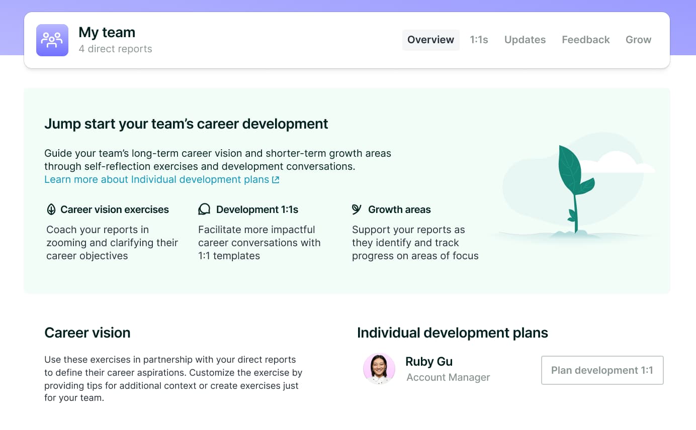 a manager's view of Lattice Grow
