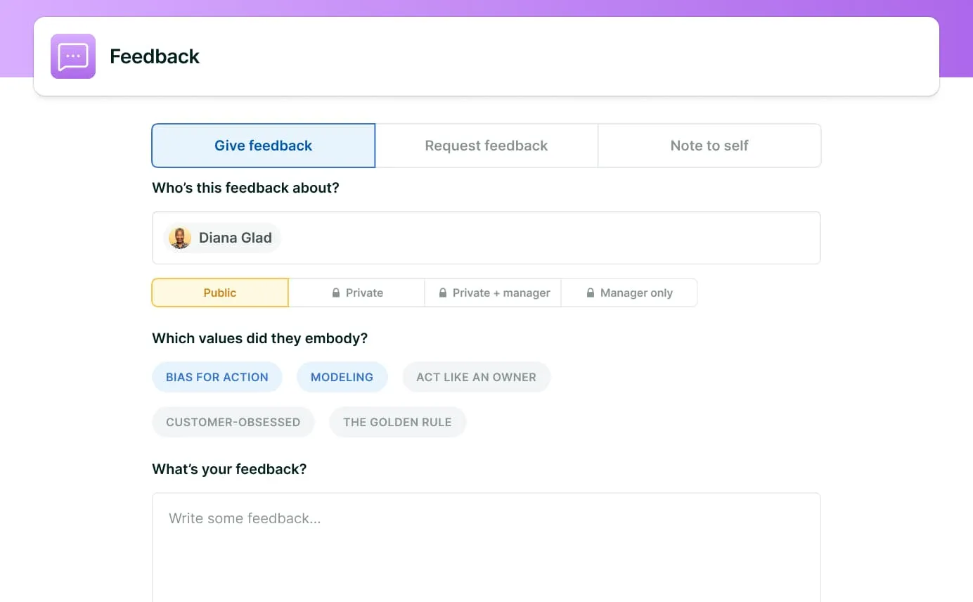 User’s view of public praise in lattice