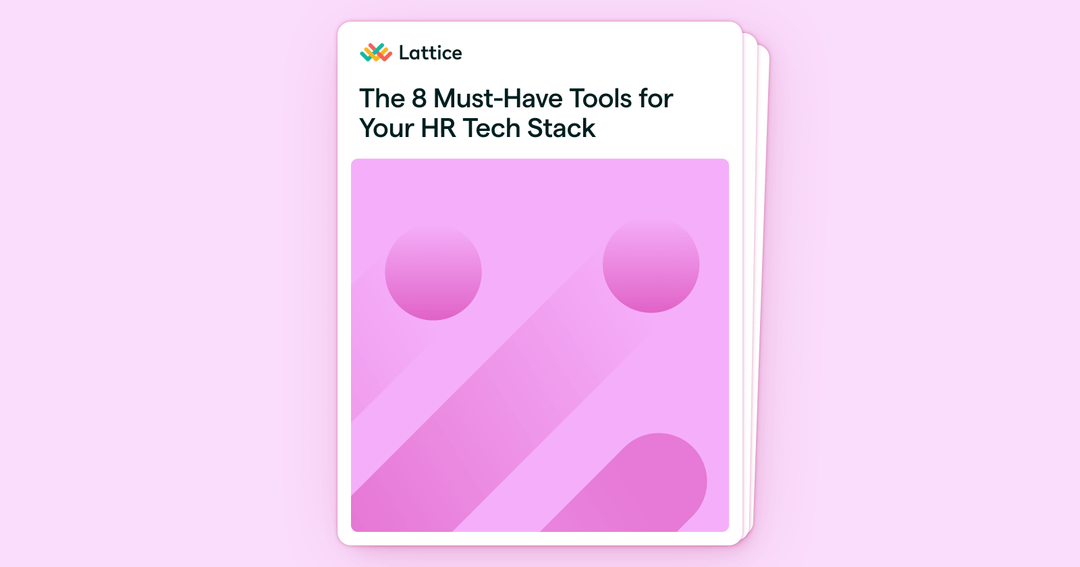 cover page of an ebook titled 'The 8 Must-Have Tools for Your HR Tech Stack'