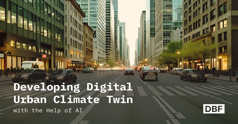 Developing Digital Urban Climate Twin with the Help of AI