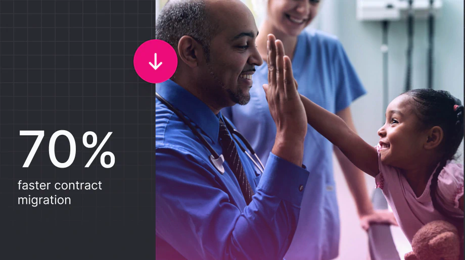 70% faster contract migration