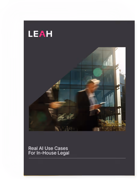 Real AI Use Cases for In-House Legal