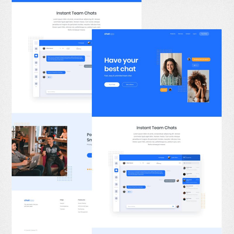 teamapp. Concept Project done by hAKS