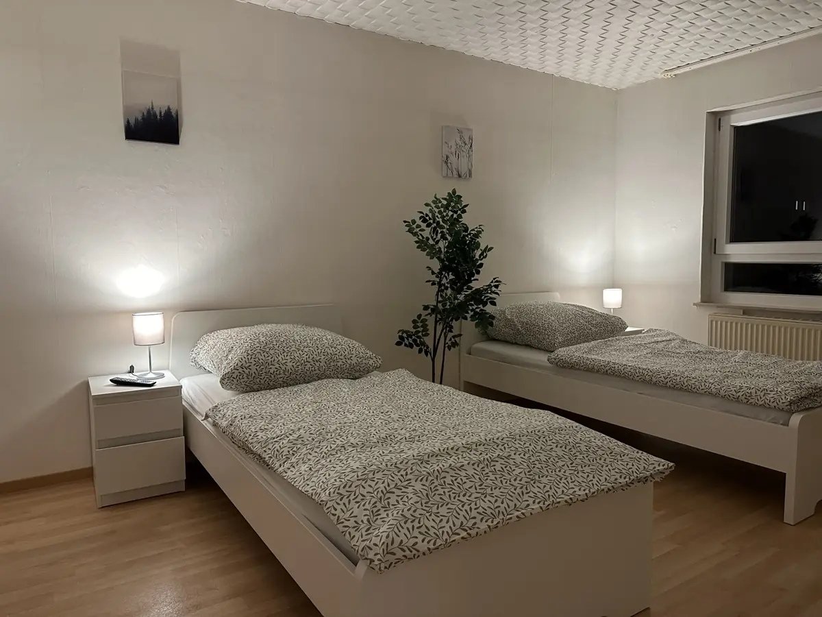 Beispiel Monteurunterkunft: Schlafzimmer für zwei