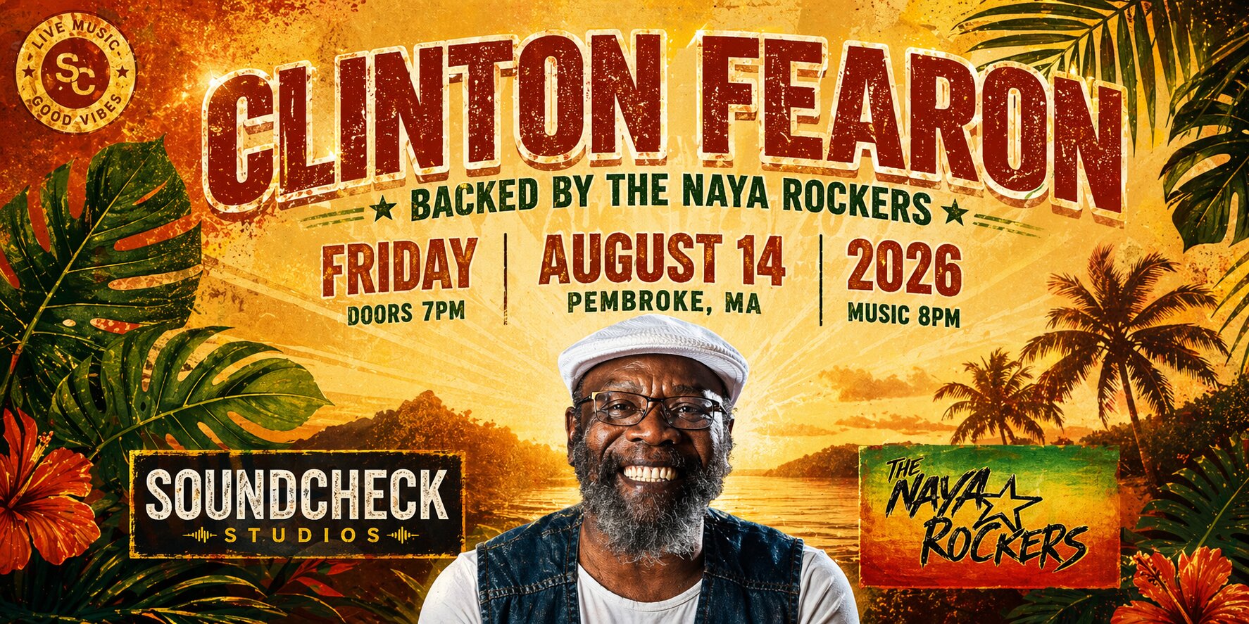 Clinton Fearon backed by The Naya Rockers
