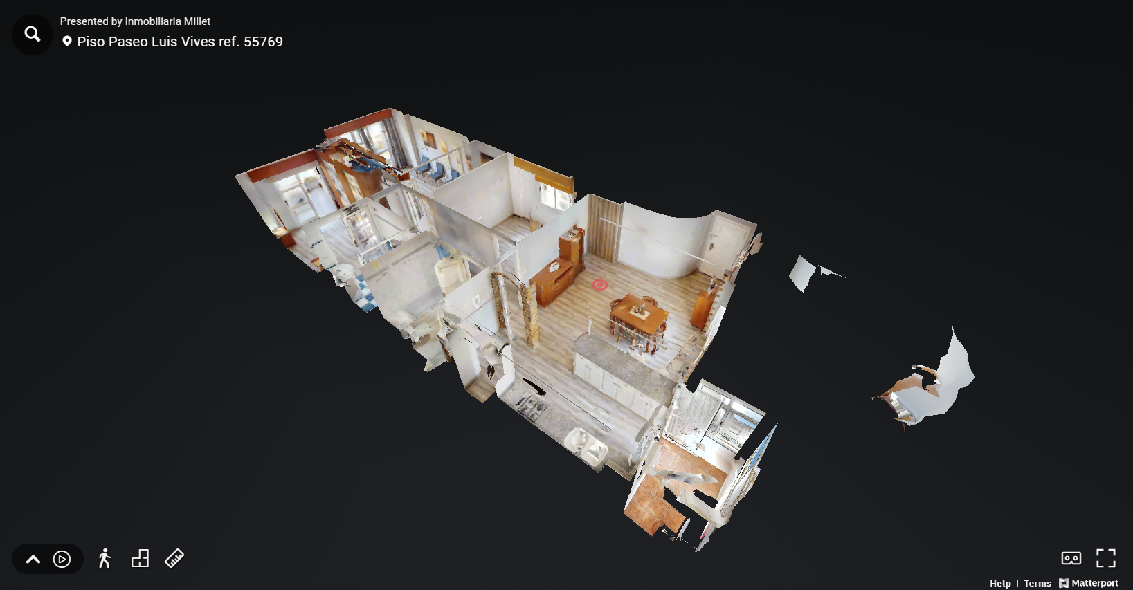 Casa muñeca matterport.