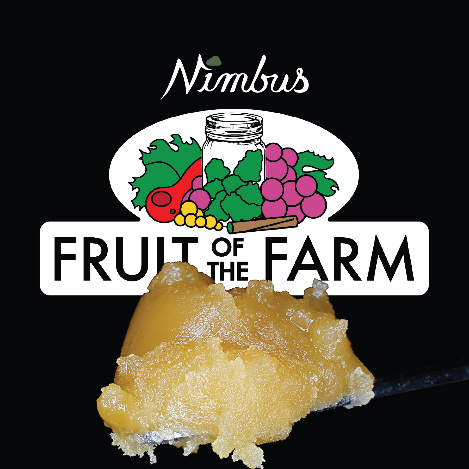 Nimbus Fruit of the Farm — Live Dabs Concentrates, 1.0g, Hybrid — Massachusetts