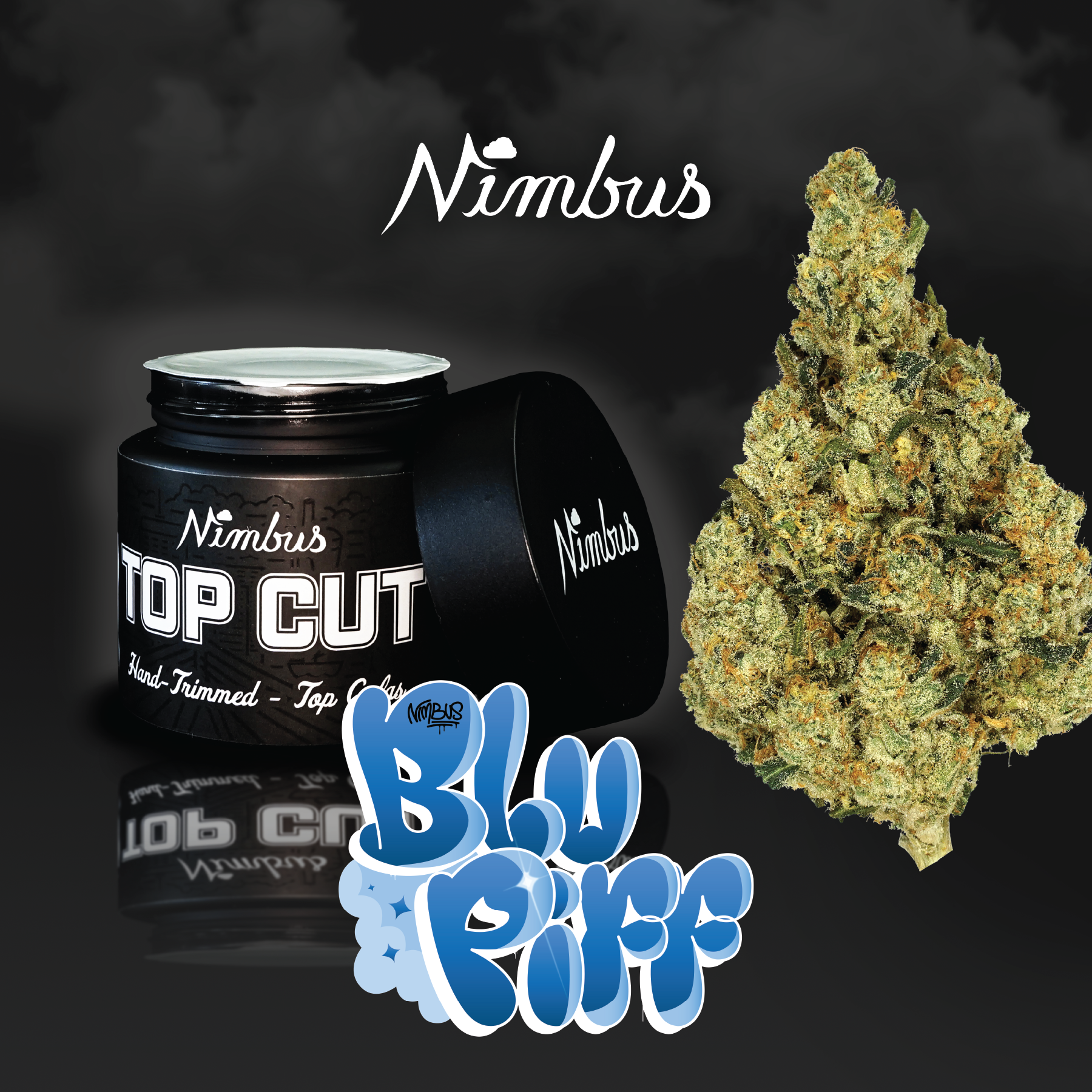 Nimbus Blu Piff — Top Cut Flower, 3.5g, Sativa — Massachusetts