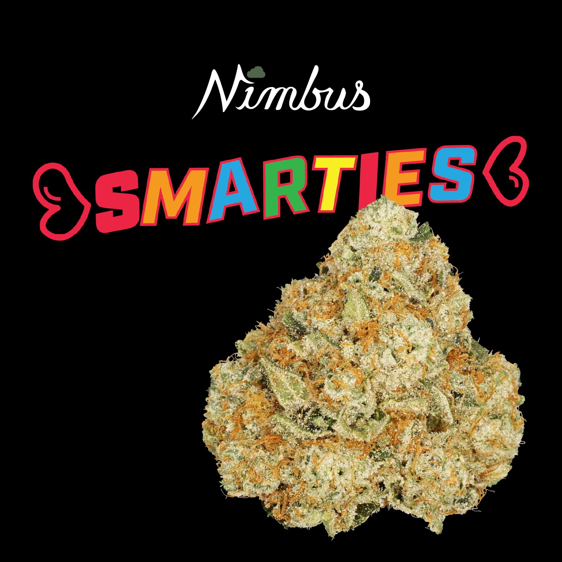 Nimbus Smarties — Flowah Flower, 3.5g, Indica-Dominant Hybrid — Massachusetts