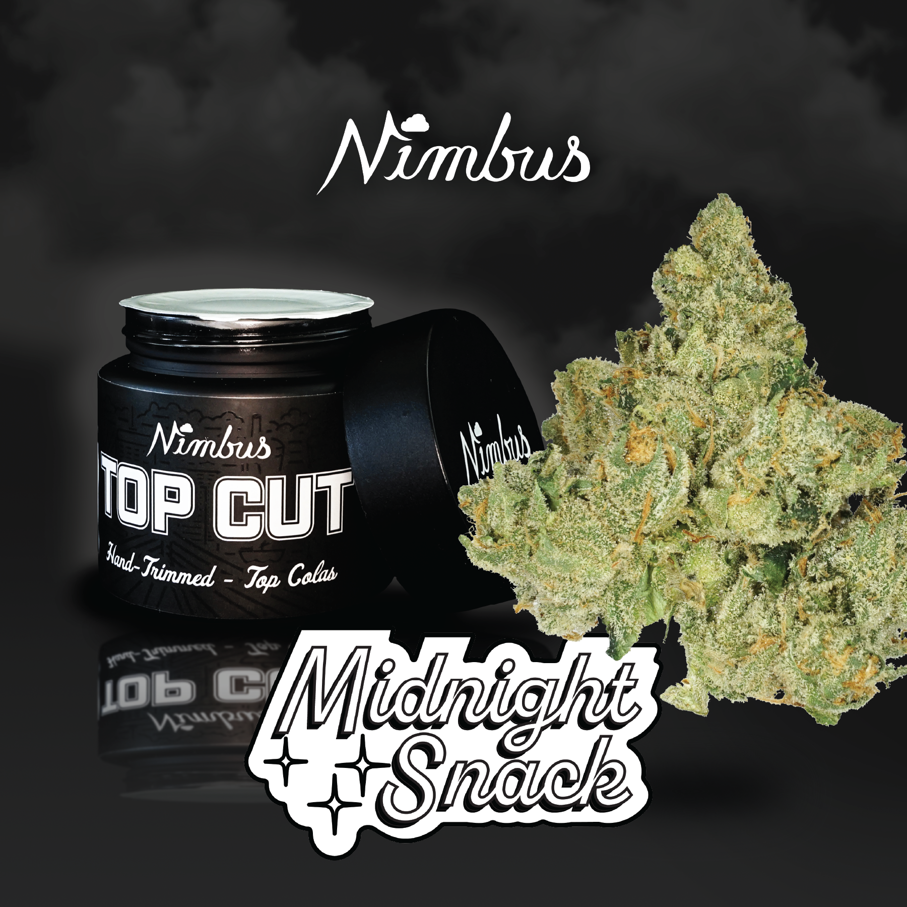 Nimbus Midnight Snack — Top Cut Flower, 3.5g, Indica-Dominant Hybrid — Massachusetts