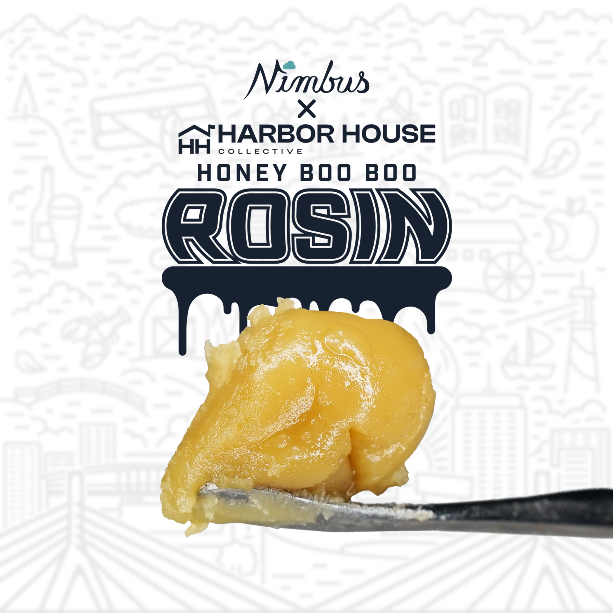 Nimbus Honey Boo Boo — Live Rosin Concentrates, 1.0g, Indica — Massachusetts