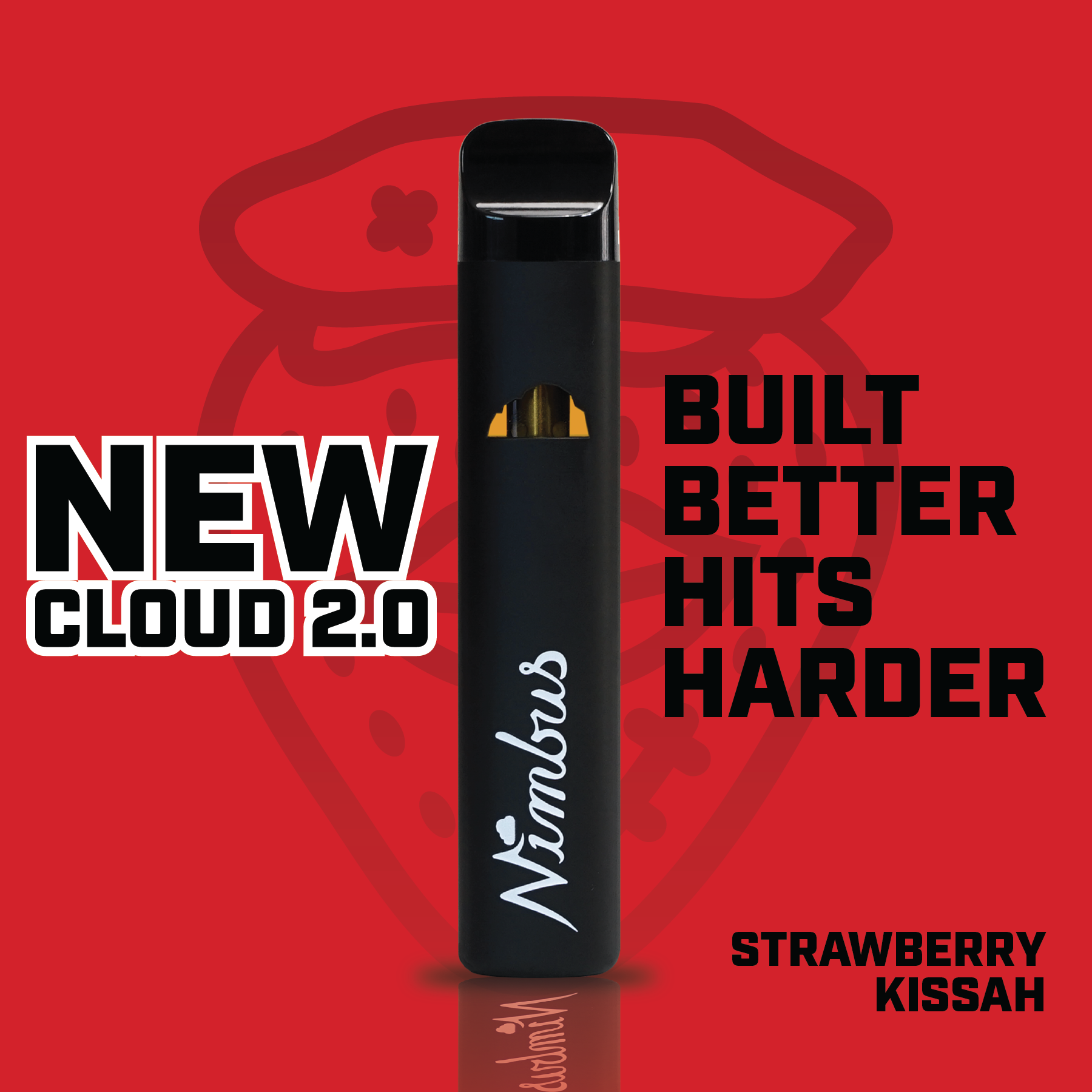 Nimbus Strawberry Kissah — Icon Vape Disposable, 1.0g, Sativa-Dominant Hybrid — Massachusetts
