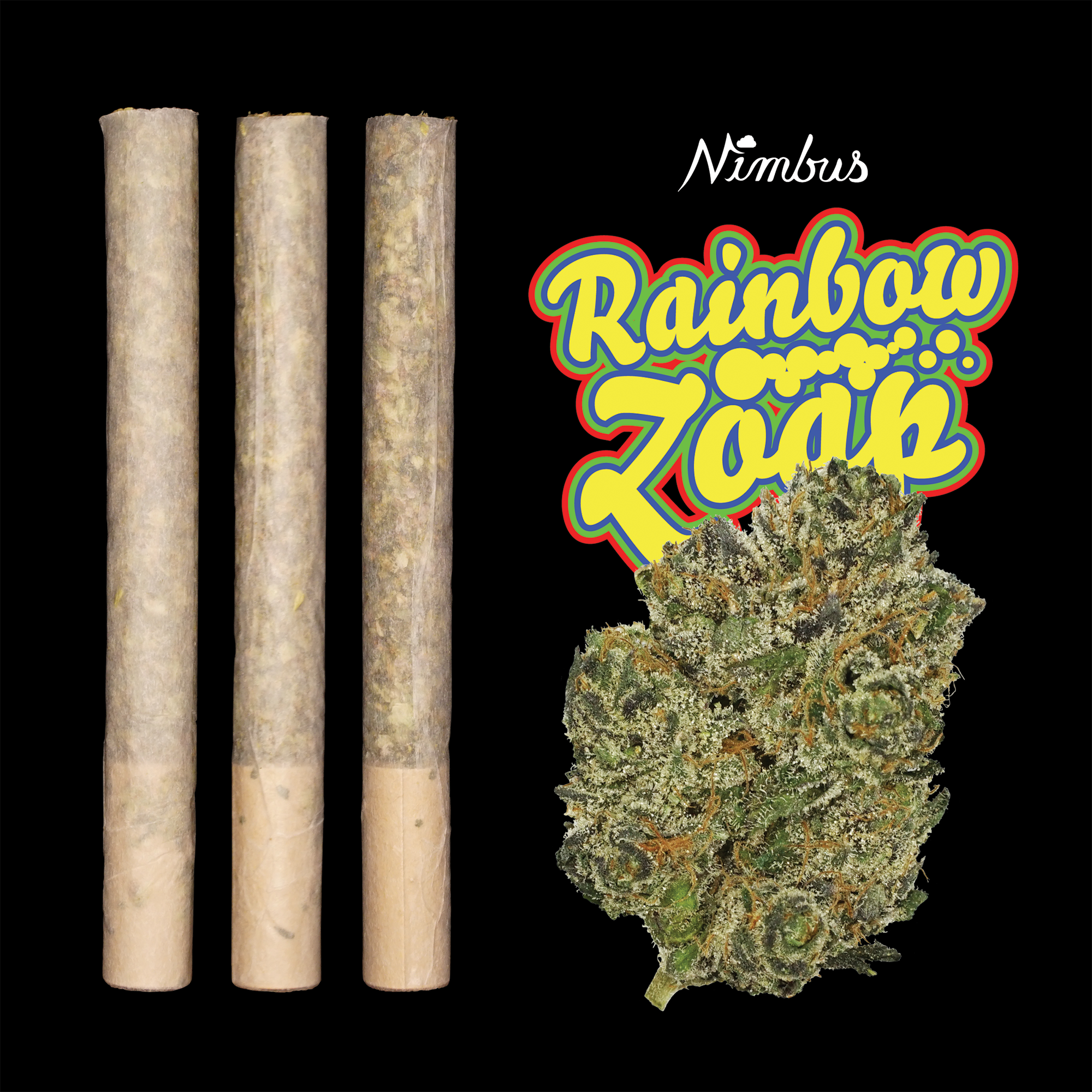 Nimbus Rainbow Zoap — Darts Preroll, 1.5g, Indica — Massachusetts