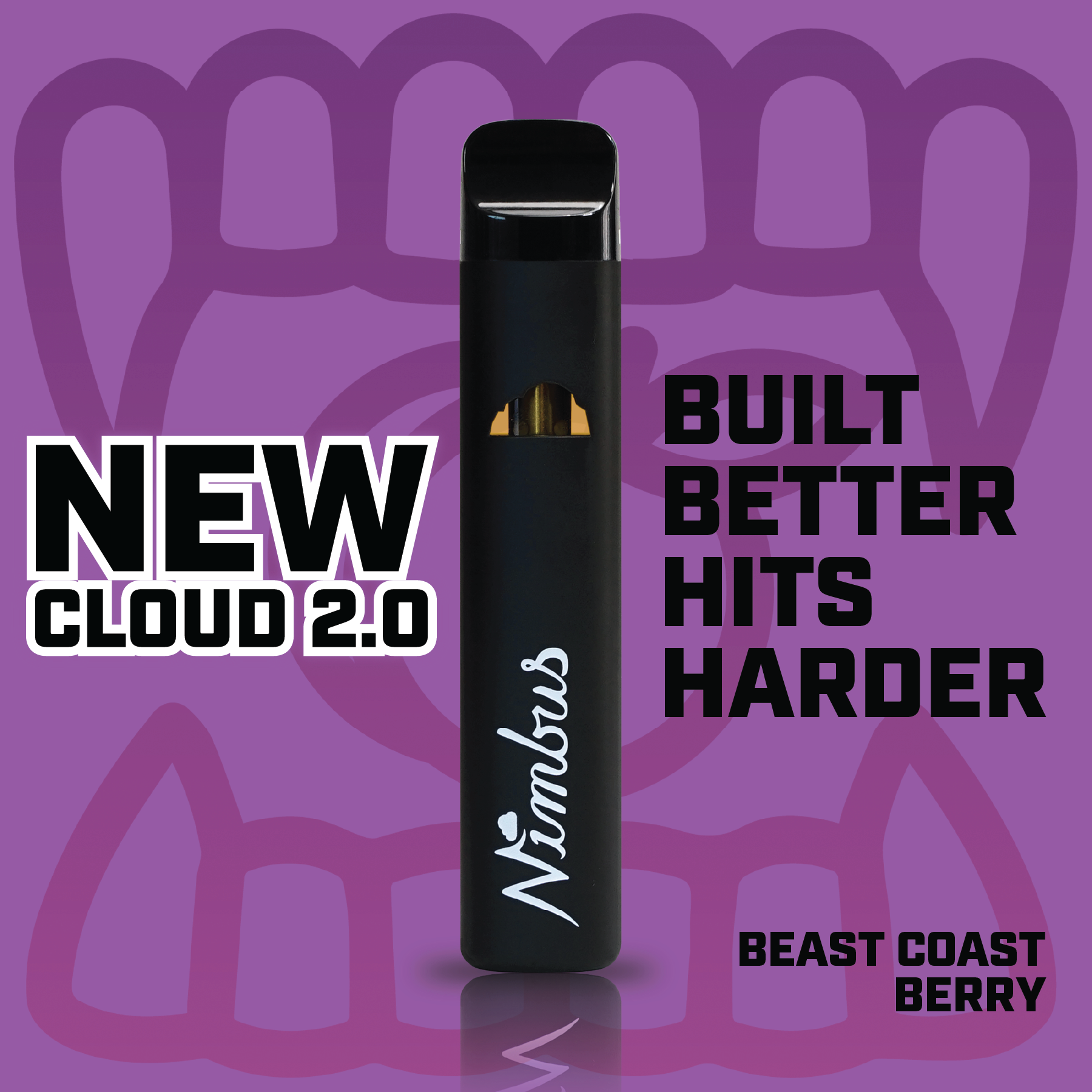 Nimbus Beast Coast Berry — Icon Vape Disposable, 1.0g, Sativa-Dominant Hybrid — New Jersey