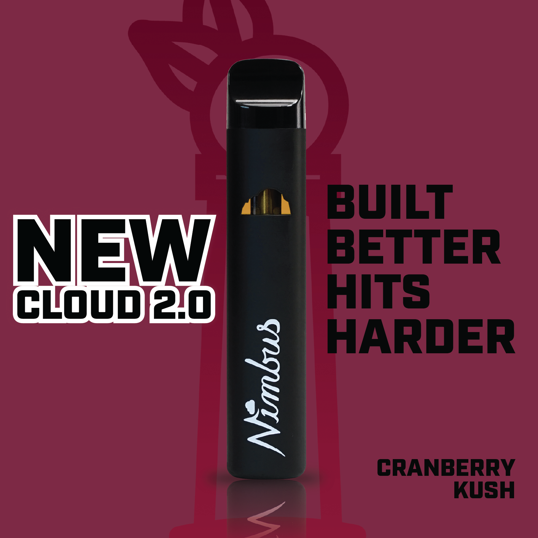 Nimbus Cranberry Kush — Icon Vape Disposable, 1.0g, Sativa-Dominant Hybrid — New Jersey