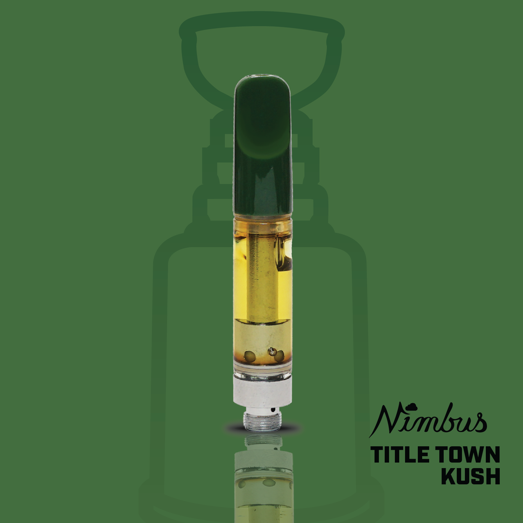 Nimbus Title Town Kush — Icon Vape Cartridge, 1.0g, Indica-Dominant Hybrid — Massachusetts
