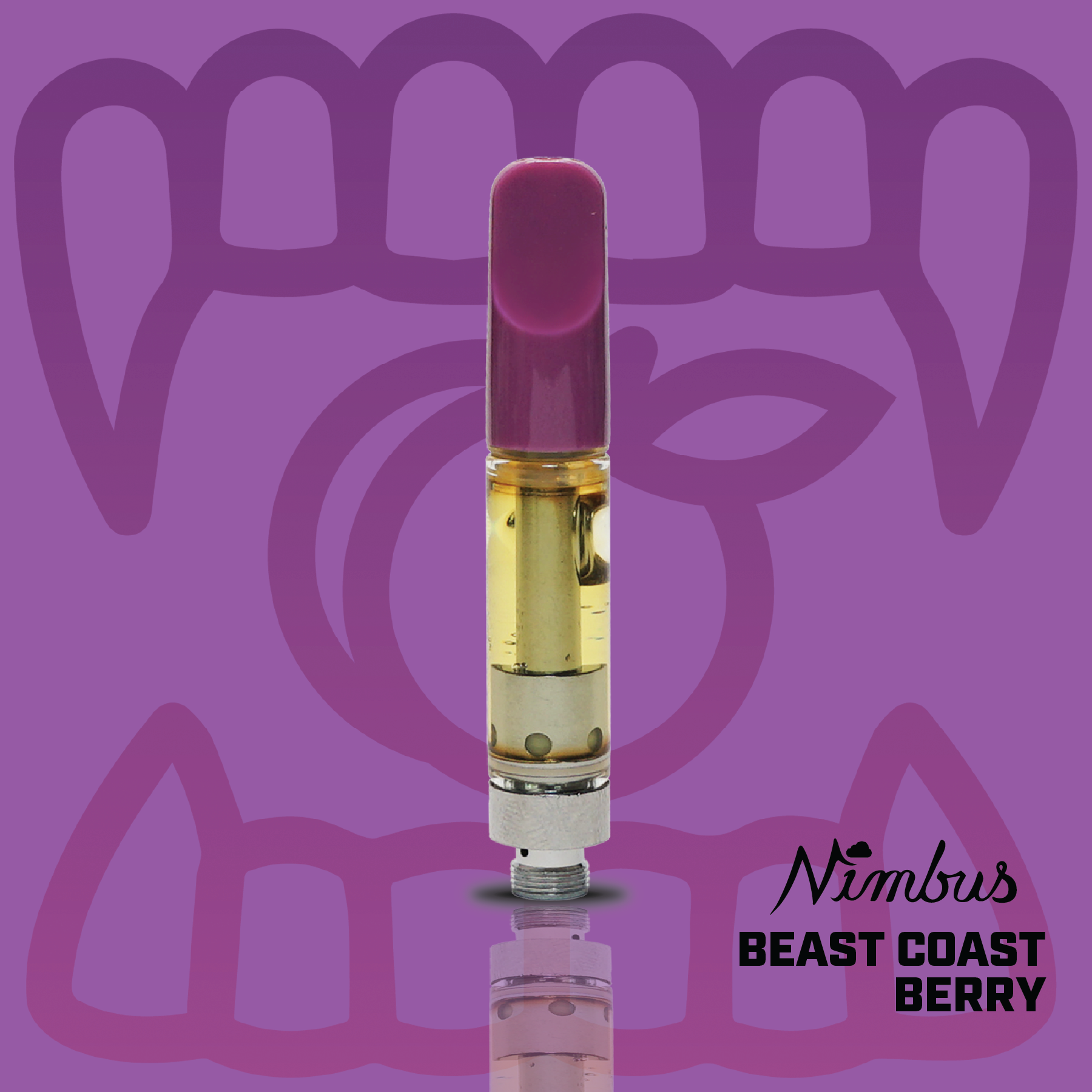 Nimbus Beast Coast Berry — Icon Vape Cartridge, 1.0g, Sativa-Dominant Hybrid — Massachusetts