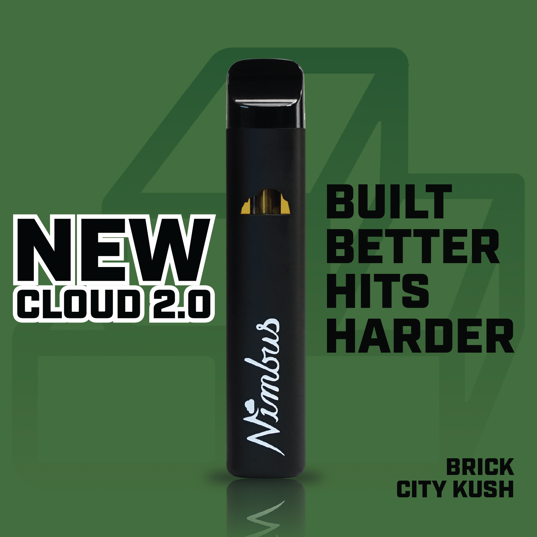 Nimbus Brick City Kush — Icon Vape Disposable, 1.0g, Indica-Dominant Hybrid — New Jersey