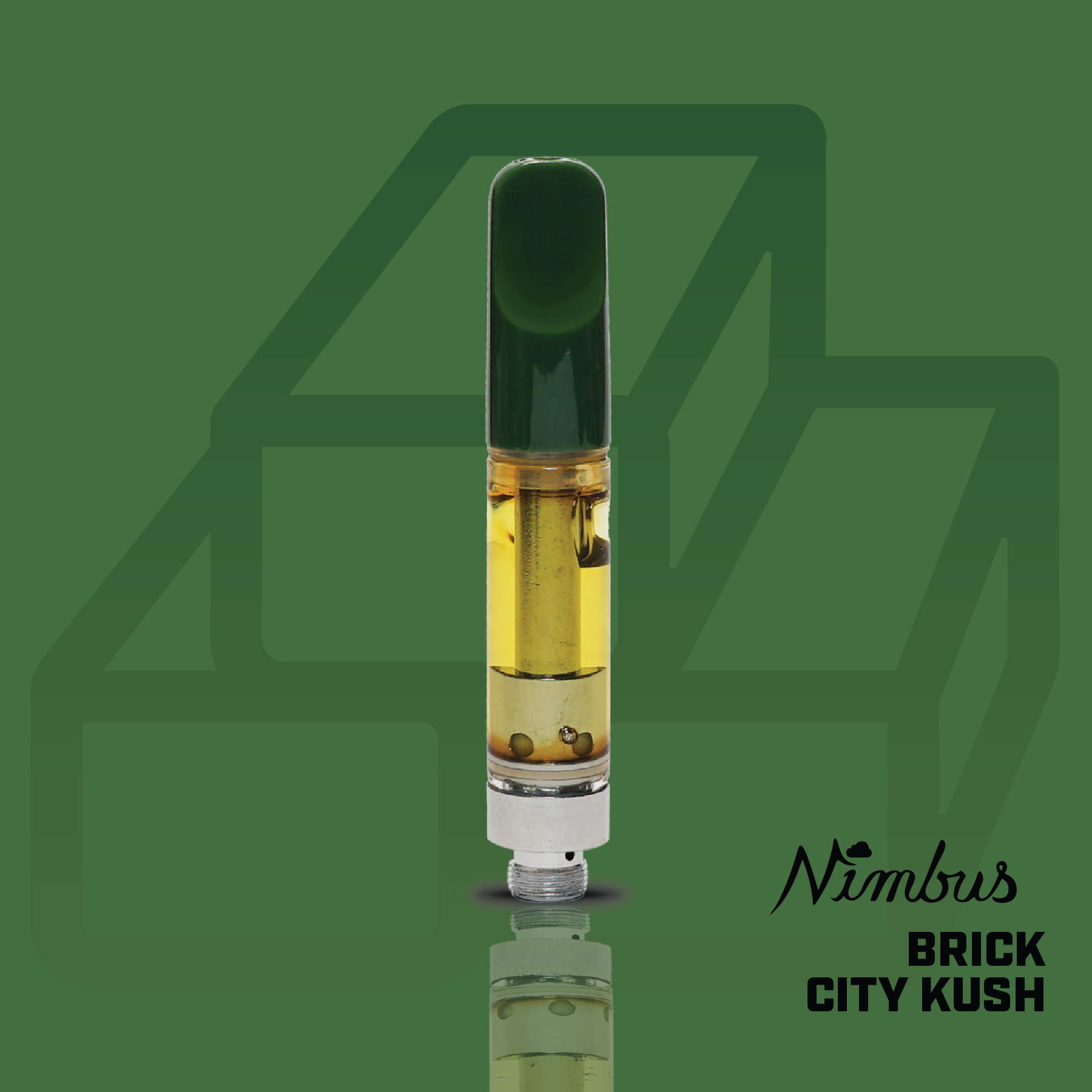Nimbus Brick City Kush — Icon Vape Cartridge, 1.0g, Indica-Dominant Hybrid — New Jersey