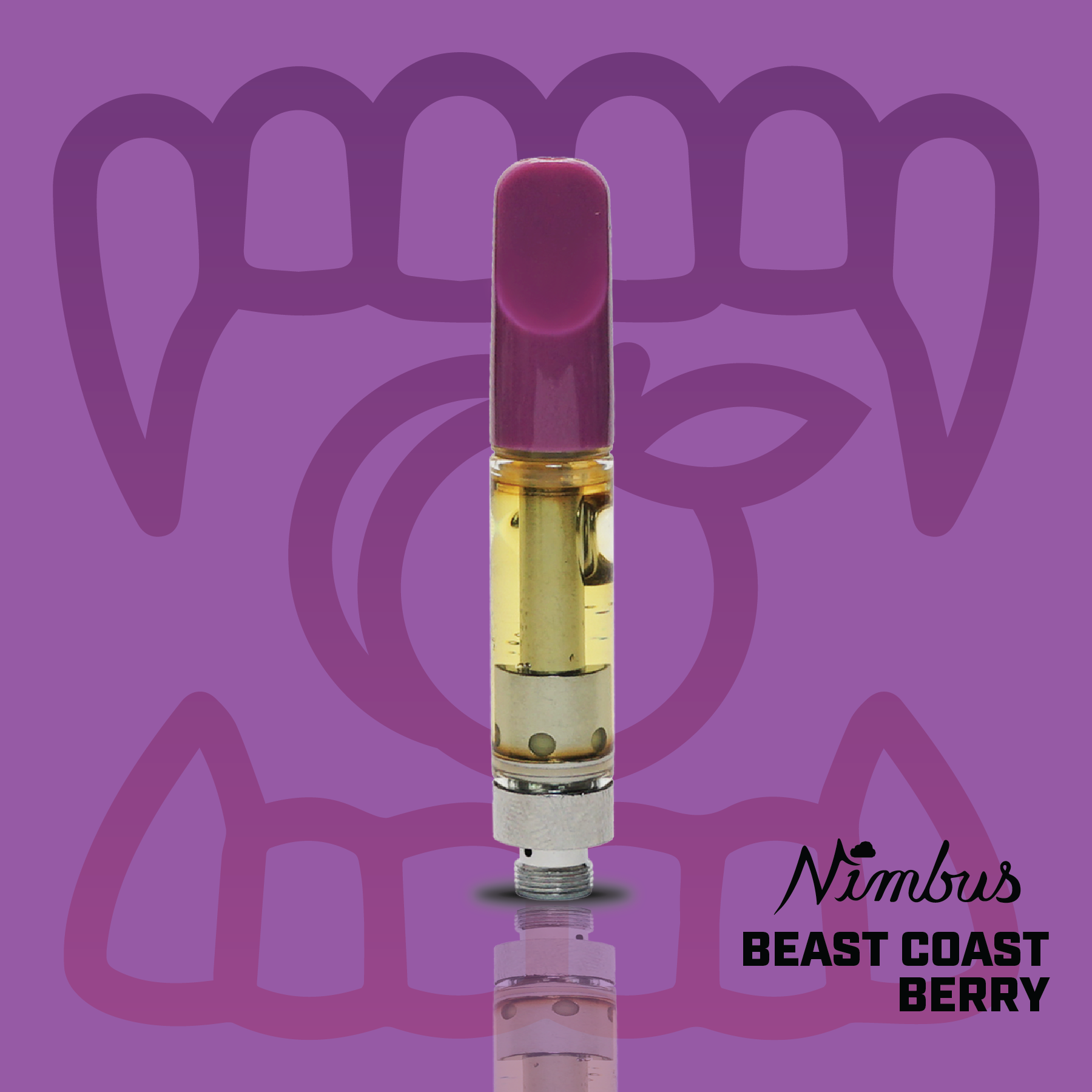 Nimbus Beast Coast Berry — Icon Vape Cartridge, 1.0g, Sativa-Dominant Hybrid — New Jersey