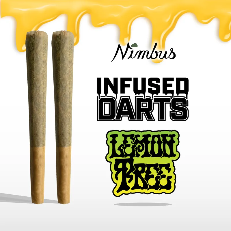 Nimbus Lemon Tree — Lit Darts Infused Preroll, 1.0g 2-Pack, Hybrid — New Jersey