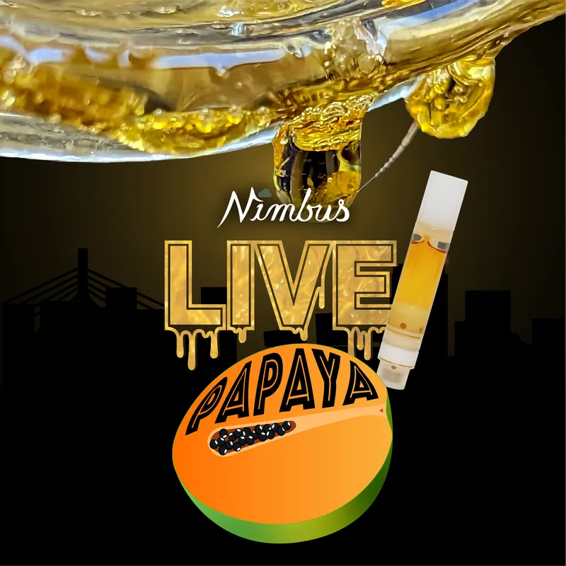 Nimbus Papaya — Live Resin Concentrates, 1.0g, Hybrid — Massachusetts