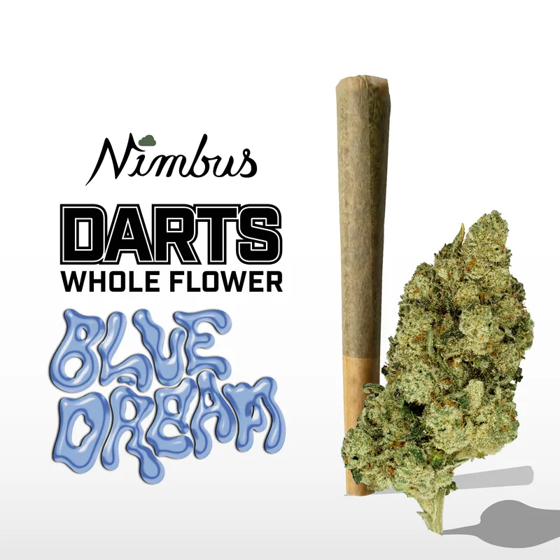 Nimbus Blue Dream — Darts Preroll, 0.5g, Sativa-Dominant Hybrid — New Jersey