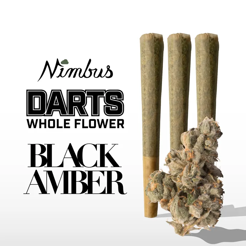 Nimbus Black Amber — Darts Preroll, 1.5g, Indica-Dominant Hybrid — New Jersey