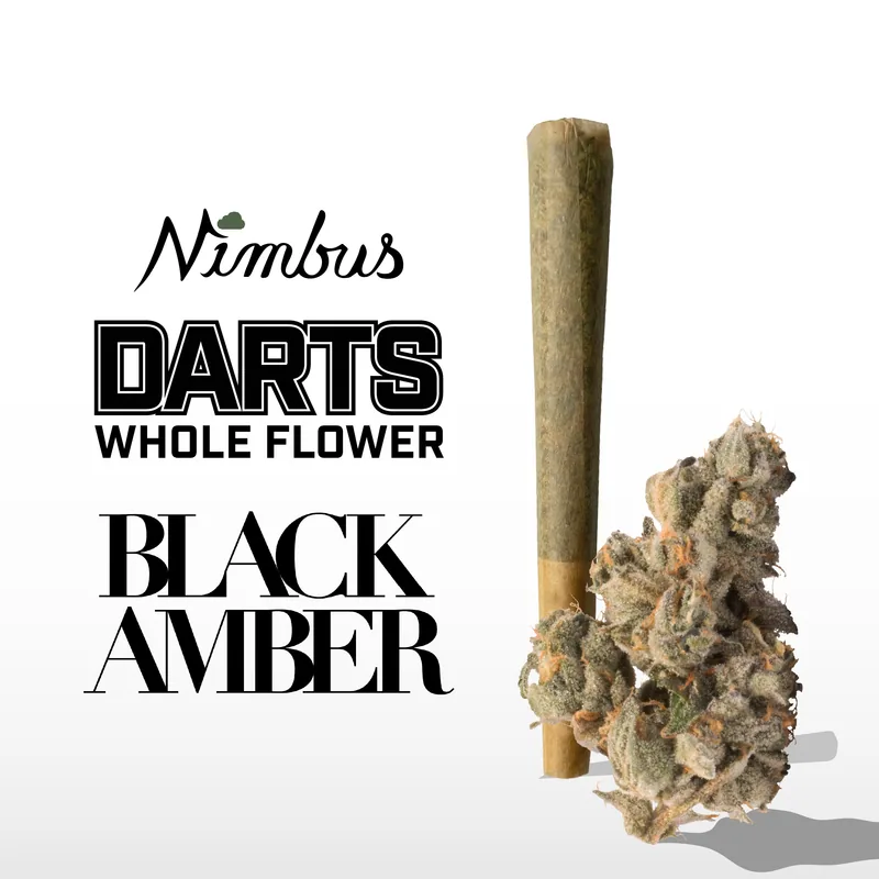 Nimbus Black Amber — Darts Preroll, 0.5g, Indica-Dominant Hybrid — New Jersey