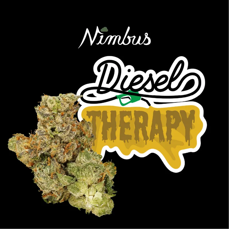 Nimbus Diesel Therapy — Flowah Flower, 3.5g, Hybrid — Massachusetts