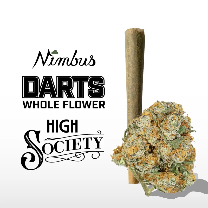 Nimbus High Society — Darts Preroll, 0.5g, Indica-Dominant Hybrid — New Jersey