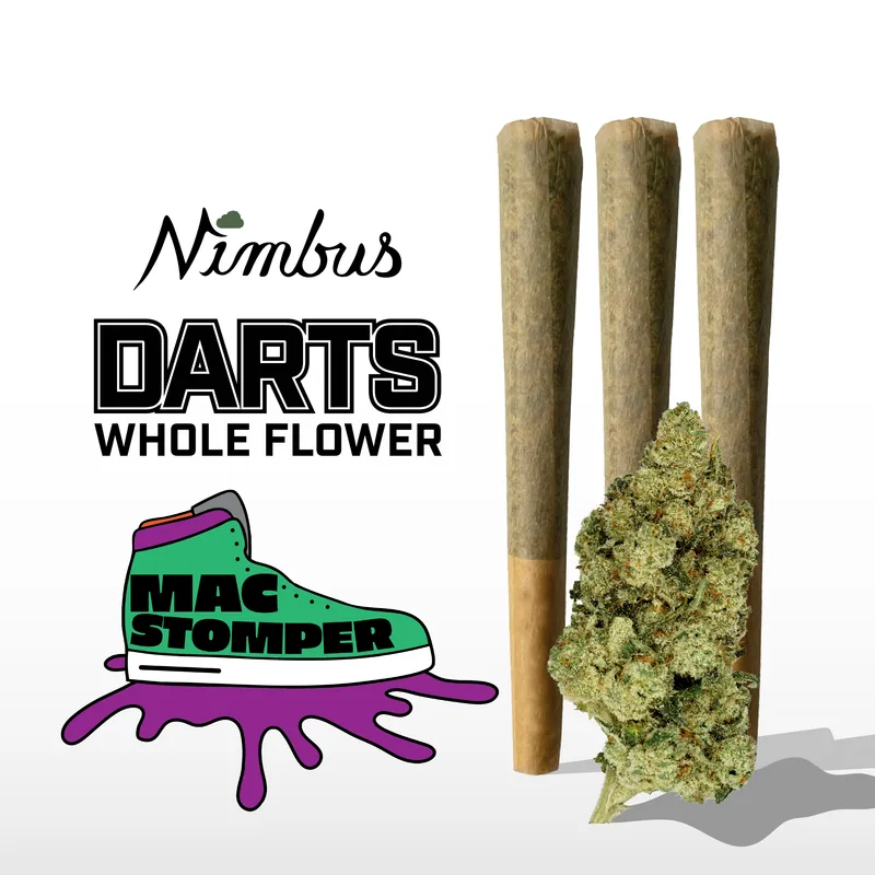 Nimbus Mac Stomper — Darts Preroll, 1.5g, Indica-Dominant Hybrid — New Jersey