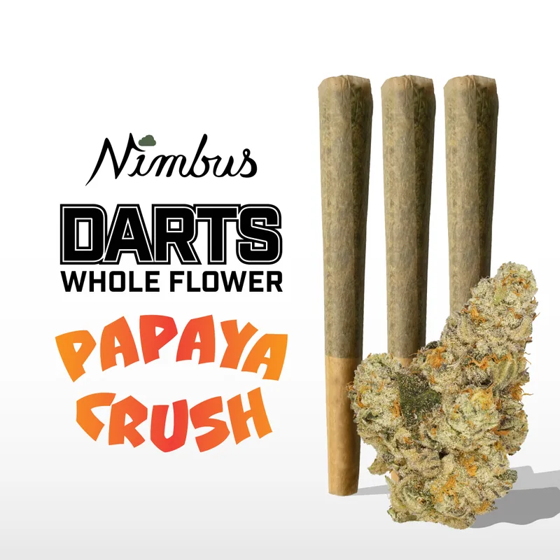 Nimbus Papaya Crush — Darts Preroll, 1.5g, Sativa-Dominant Hybrid — New Jersey